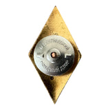 Soviet USSR Russian University Graduation Romb Badge Leningrad Mint Screw Back