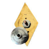 Soviet USSR Russian University Graduation Romb Badge Leningrad Mint Screw Back