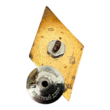 Russian Soviet USSR University Graduation Badge – Brass and Hot Enamel Screw Back