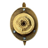 Soviet SMERSH Honorary Agent Badge USSR WW2 Brass Enamel Repro Screw Back