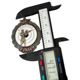 Soviet Sniper RKKA Badge – Russian Repro Metal Alloy & Enamel Screw Back