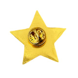 Soviet USSR Hammer and Sickle Red Star Pin Badge 3.3 cm – Light Metal Alloy & Enamel