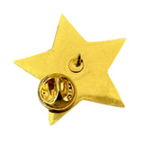 Soviet USSR Hammer and Sickle Red Star Pin Badge 3.3 cm – Light Metal Alloy & Enamel