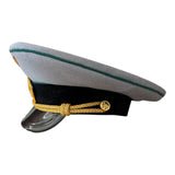 Soviet USSR Railway Senior Officer Uniform Peaked Cap Hat with Metal Badge