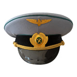 Soviet USSR Railway Senior Officer Uniform Peaked Cap Hat with Metal Badge