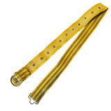 USSR Soviet Army Officer Parade Belt – Yellow Military Uniform Belt with Brass Buckle