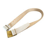 Soviet Army White Parade Uniform Leatherette Belt Brass Buckle USSR Military