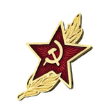 Soviet Russian Army Red Star Pin Badge Hammer and Sickle 9 May Victory Symbol