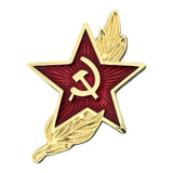 Soviet Russian Army Red Star Pin Badge Hammer and Sickle 9 May Victory Symbol