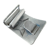 Original USSR Soviet Army Soldier Belt Steel Buckle Silver Grey