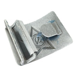 Original USSR Soviet Army Soldier Belt Steel Buckle Silver Grey