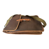 Vintage Soviet Russian Red Army Military Map Case Document Messenger Bag