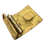 Original USSR Soviet Army Officer Belt Brass Buckle Antique Bronze Colour