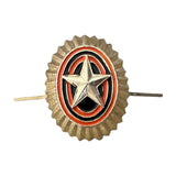 Russian Army Officer Uniform Ushanka Hat Cap Small Cockade Badge