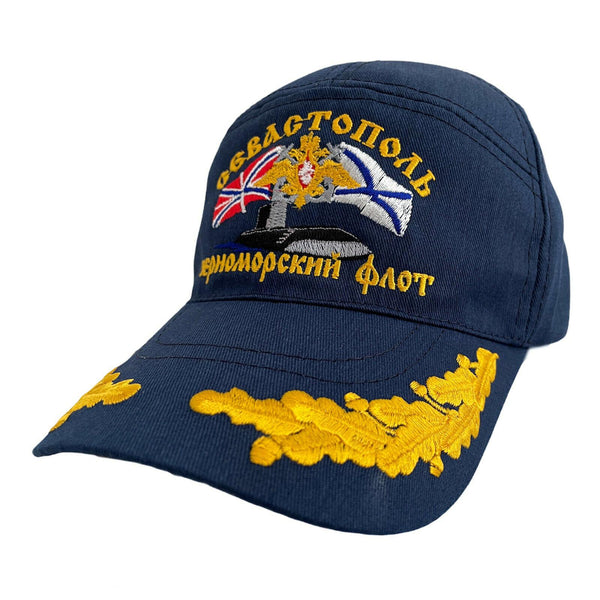 U-Boot-Schwarzmeerflotten-Uniform, blaue Sommer-Baseballkappe aus Baumwolle