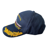Admiral Makarov Schiffsuniform, blaue Sommer-Baseballkappe aus Baumwolle