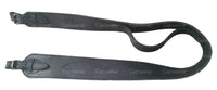 Vintage Cobra Design Black Leather Hunting Rifle Sling Shotgun Strap