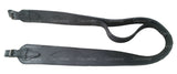 Vintage Cobra Design Black Leather Hunting Rifle Sling Shotgun Strap