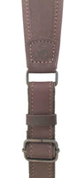 Premium Leather Brown Nylon Hunting Rifle Sling Shotgun Air Gun Strap