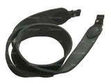 Vintage Cobra Design Black Leather Hunting Rifle Sling Shotgun Strap