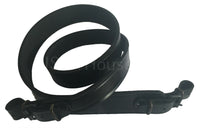 Genuine Black Leather Hunting Rifle Sling Shotgun Air Gun Strap