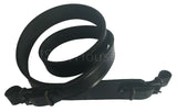 Genuine Black Leather Hunting Rifle Sling Shotgun Air Gun Strap