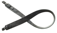 Black Leather Hunting Rifle Plain Wide Sling Shotgun Air Gun Strap
