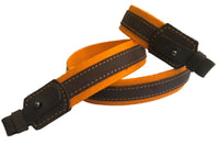 Orange Canvas Leather Wide Rifle Hunting Sling Shotgun Air Gun Strap