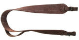 Vintage Cobra Design Brown Leather Hunting Rifle Sling Shotgun Strap