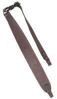 Premium Leather Brown Nylon Hunting Rifle Sling Shotgun Air Gun Strap
