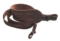 Vintage Cobra Design Brown Leather Hunting Rifle Sling Shotgun Strap