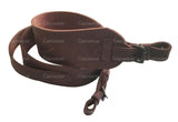 Vintage Cobra Design Brown Leather Hunting Rifle Sling Shotgun Strap