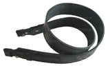 Black Leather Hunting Rifle Plain Wide Sling Shotgun Air Gun Strap