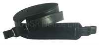Genuine Black Leather Hunting Rifle Sling Shotgun Air Gun Strap