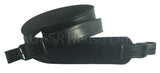 Genuine Black Leather Hunting Rifle Sling Shotgun Air Gun Strap
