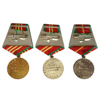 UdSSR Sowjetische Russische Armee 10 15 20 Jahre Ausgezeichneter Dienstorden 3x Medaillenset