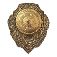 Soviet Army Metal Brass Badge Excellence in Sanitary Service USSR Russian Award