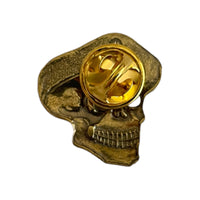 SPETSNAZ Totenkopf-Abzeichen, echtes russisches Messing, Anstecknadel auf der Rückseite, sowjetische Armee, Militär