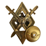 Soviet Badge Hammer and sickle Red Star Brass Award USSR Technical School OGPU