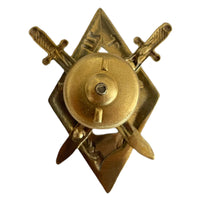 Soviet Badge Hammer and sickle Red Star Brass Award USSR Technical School OGPU