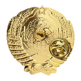 Wappen der UdSSR, 2,5 cm, Miniatur-Leichtmetall-Repro, sowjetische Anstecknadel