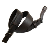 Brown Plain Leather Adjustable Hunting Rifle Sling Shotgun Air Gun Strap