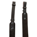 Brown Plain Leather Adjustable Hunting Rifle Sling Shotgun Air Gun Strap