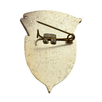 Sowjetischer russischer Tschernobyl-Liquidator Original VV MVD UdSSR Metal Pin Badge Award 