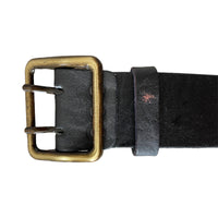 Russian Military Style Soviet USSR Army Officer Leather Belt Metal Alloy Buckle