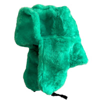 Russian Military Style Green Ushanka Hat Soviet Soldier Red Army Badge