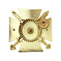 Modern Ukraine Military Style Officers Cap Ushanka Hat Metal Badge Trident Cockade