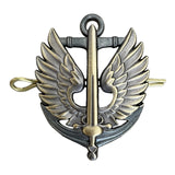 Ukraine Marineinfanterie Militärabzeichen Marines Uniform Baskenmütze Mütze Hut Metallabzeichen