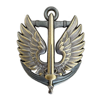 Ukraine Marineinfanterie Militärabzeichen Marines Uniform Baskenmütze Mütze Hut Metallabzeichen