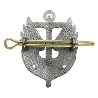 Ukraine Marineinfanterie Militärabzeichen Marines Uniform Baskenmütze Mütze Hut Metallabzeichen